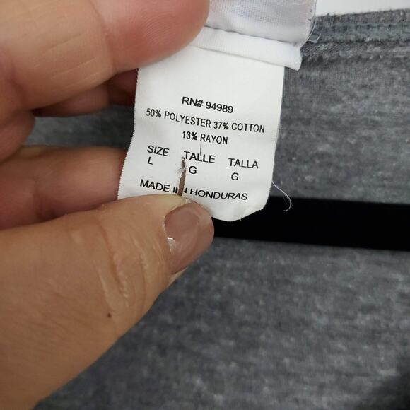 Chicago Cubs Womens V Neck Top Large MLB Baseball Long Sleeve - Picture 5 of 7